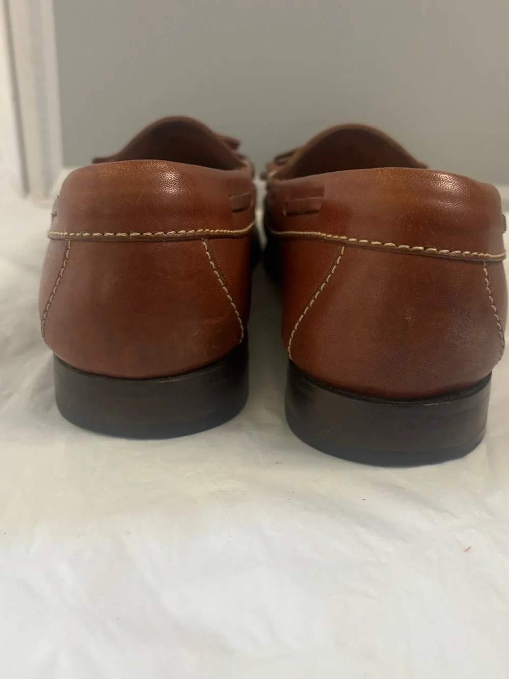 Cole Haan Men’s Brown Leather Tassel Loafers VGUC 9.5